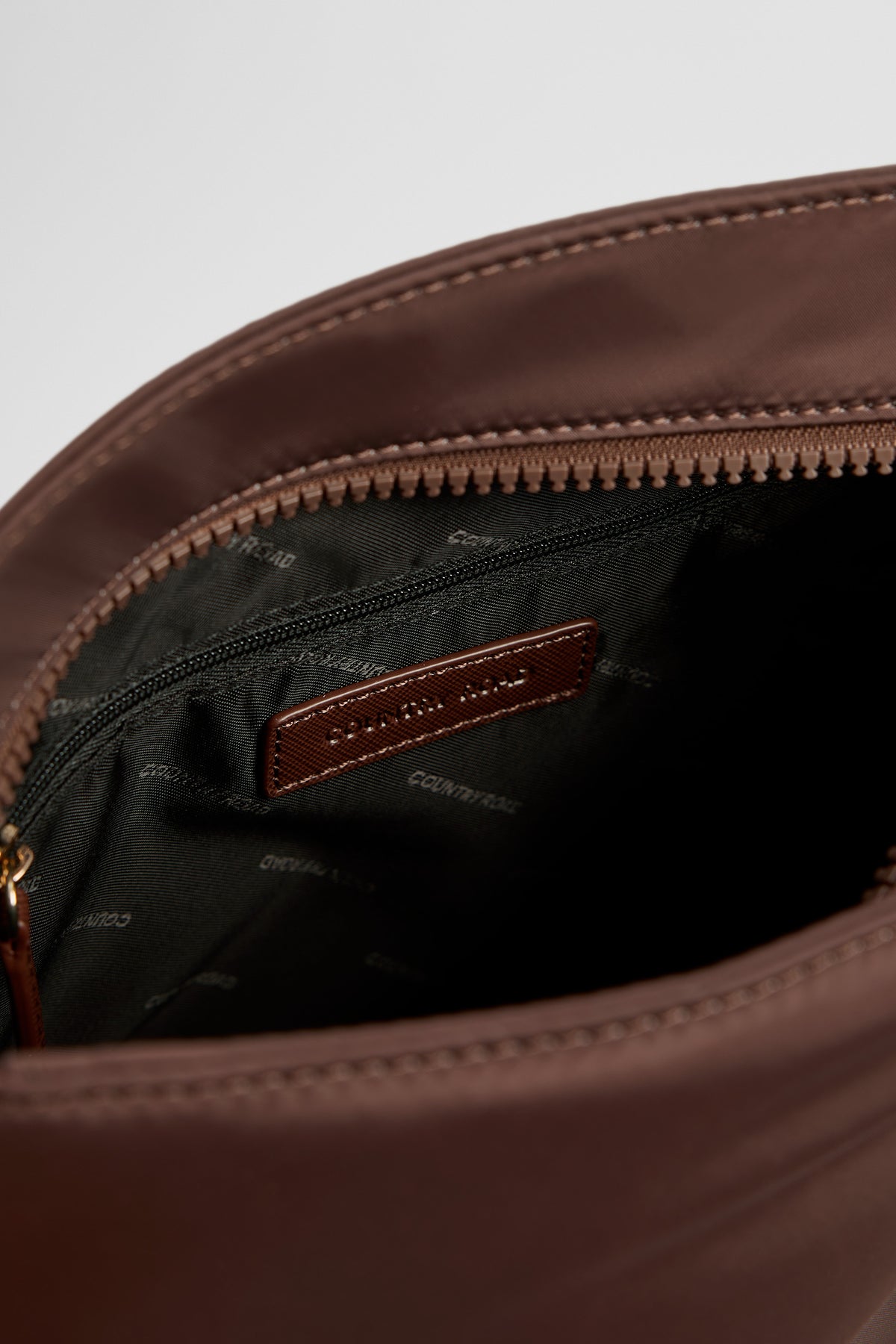 Soft Top Zip Crossbody Bag
