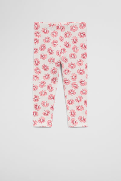 Organically Grown Cotton Blend Printed Legging