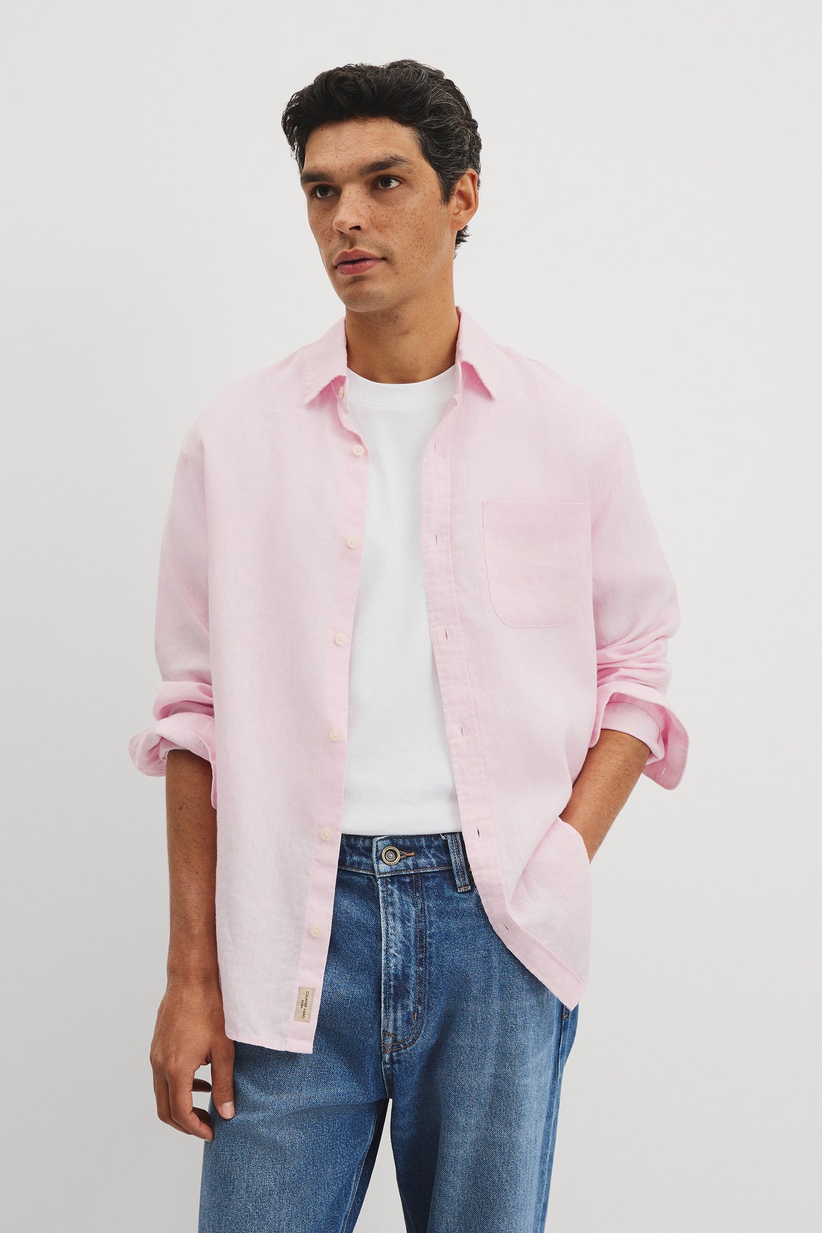 Regular Fit Linen Shirt