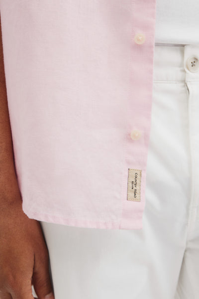 Regular Fit Short Sleeve Linen Shirt