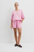 Cuff Linen Short