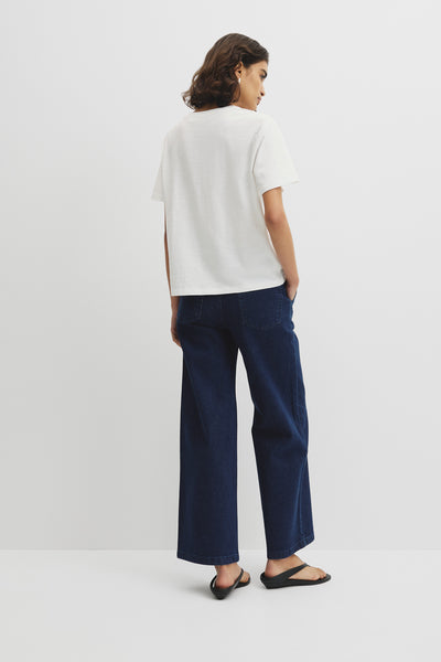 Textured Short Sleeve Slub T-Shirt