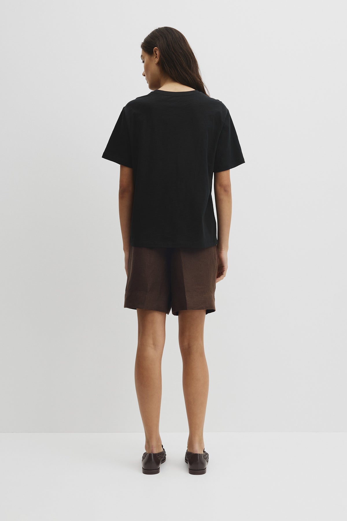Textured Short Sleeve Slub T-Shirt