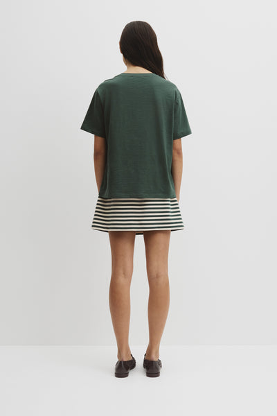 Textured Short Sleeve Slub T-Shirt