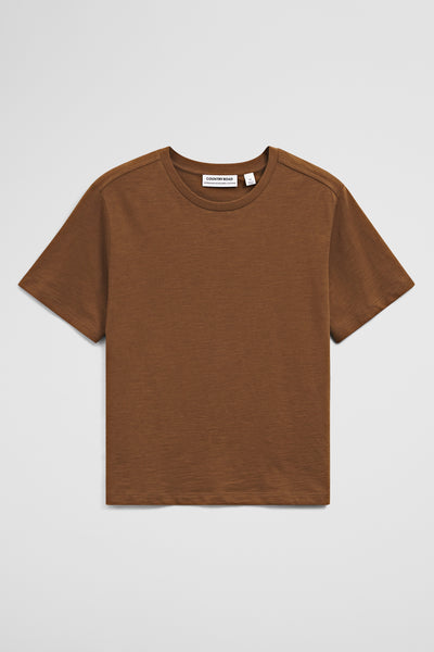 Textured Short Sleeve Slub T-Shirt