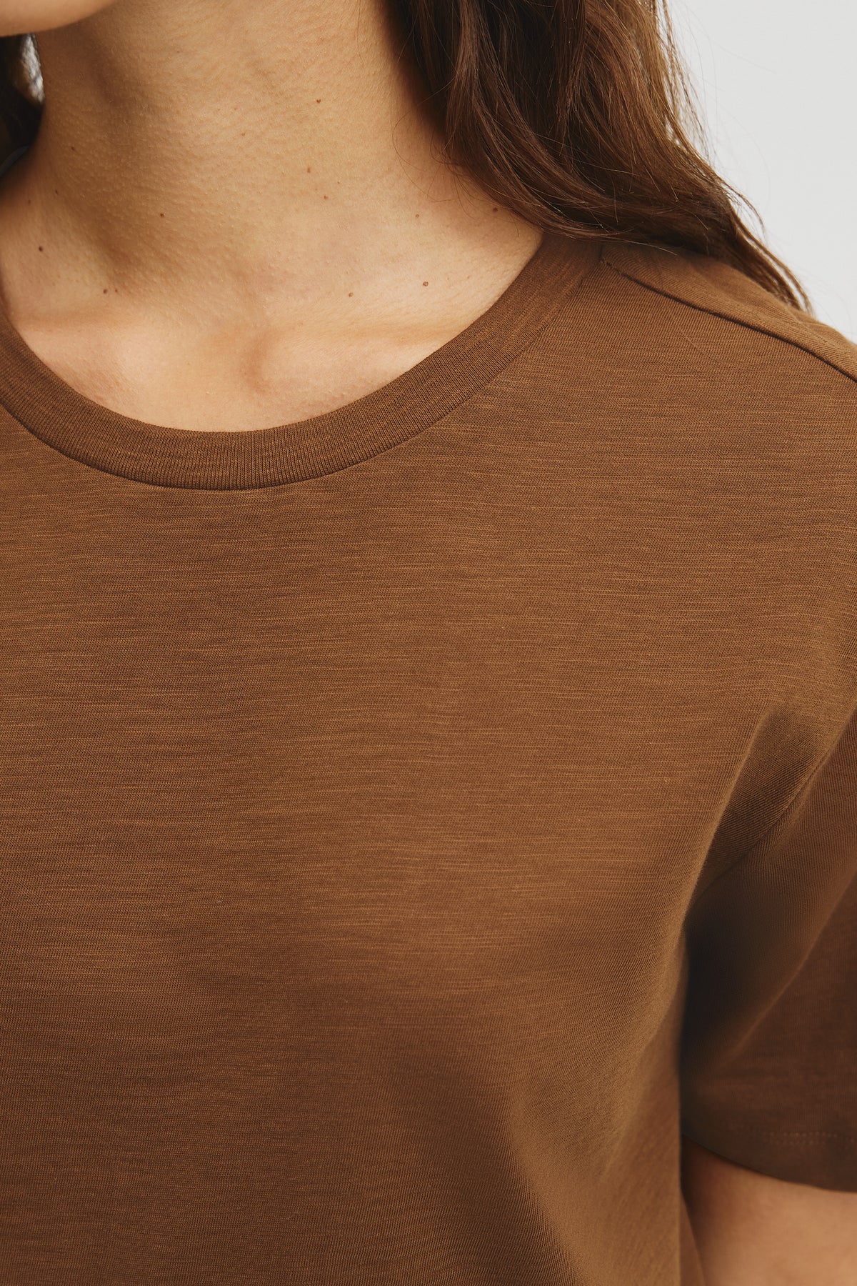 Textured Short Sleeve Slub T-Shirt