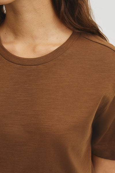 Textured Short Sleeve Slub T-Shirt