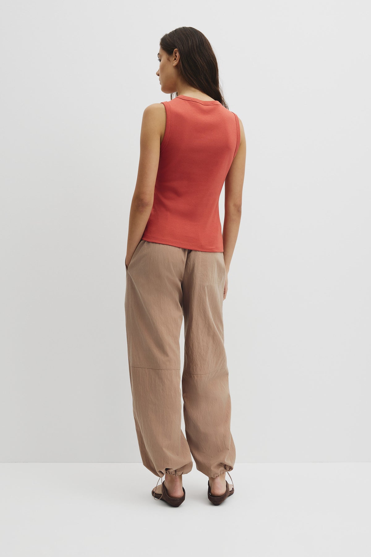 Australian Cotton High Neck Tank