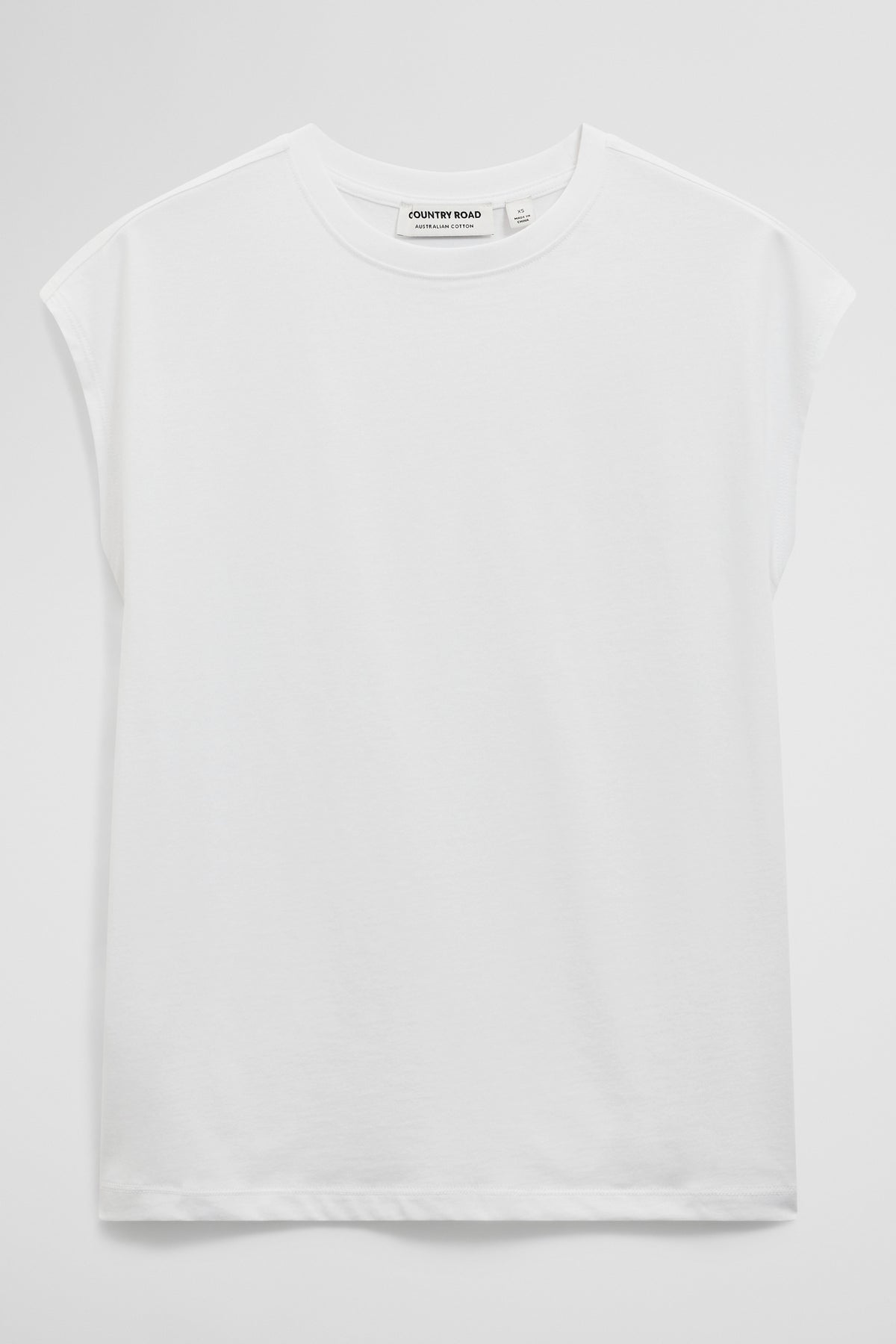 Australian Cotton Relaxed Crew Tank