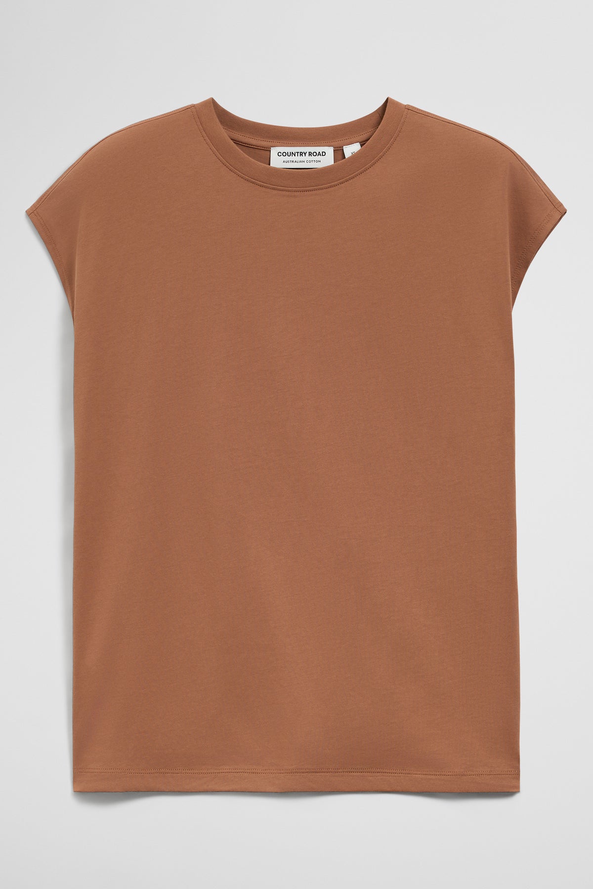 Australian Cotton Relaxed Crew Tank