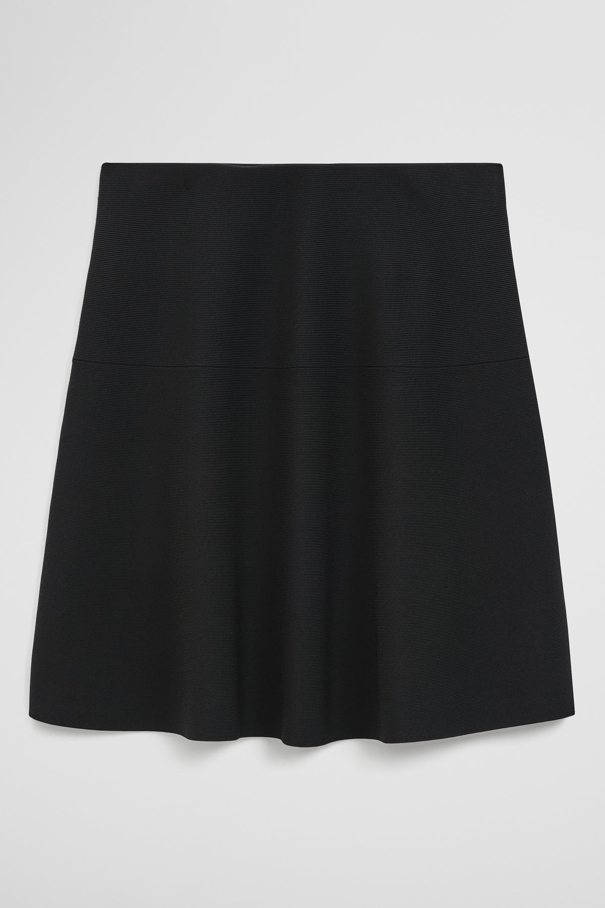 Compact Knit Mini Skirt