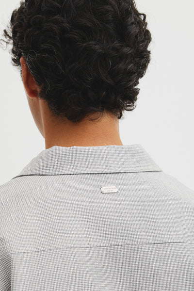 Cotton Linen Houndstooth Jacket