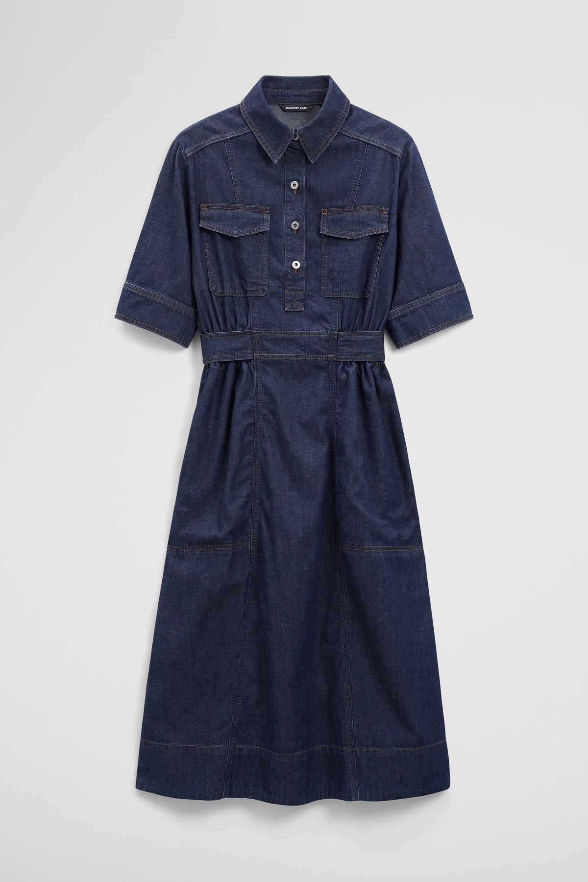 Utility Denim Dress