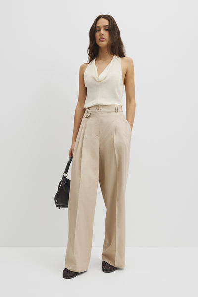 Tuck Front Pant