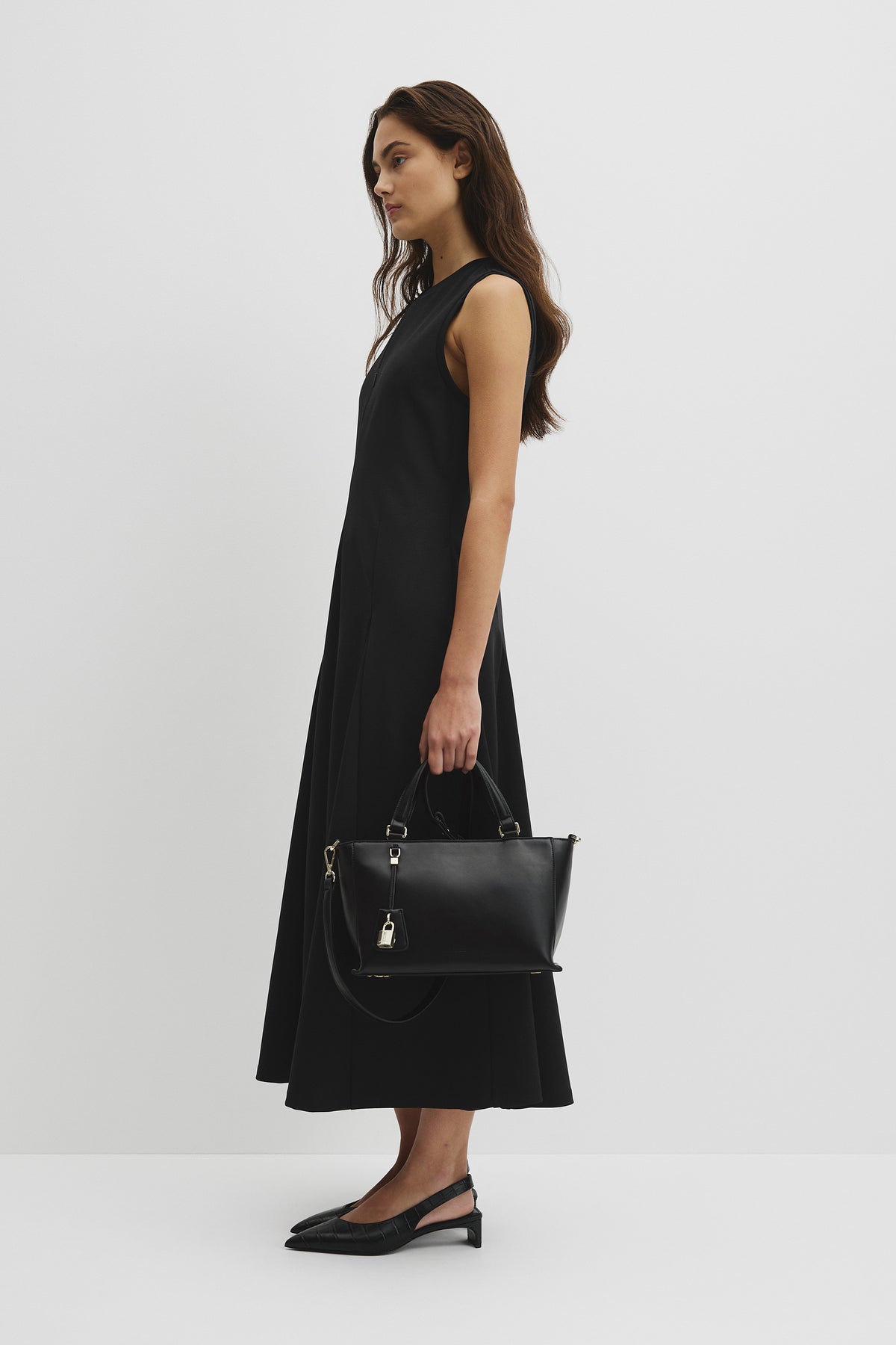 Cr Lock Crossbody Bag