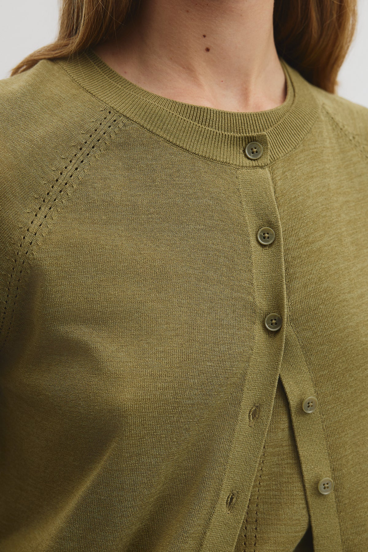 Pointelle Detail Cardigan