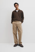 Relaxed Fit Cotton Twill Chino