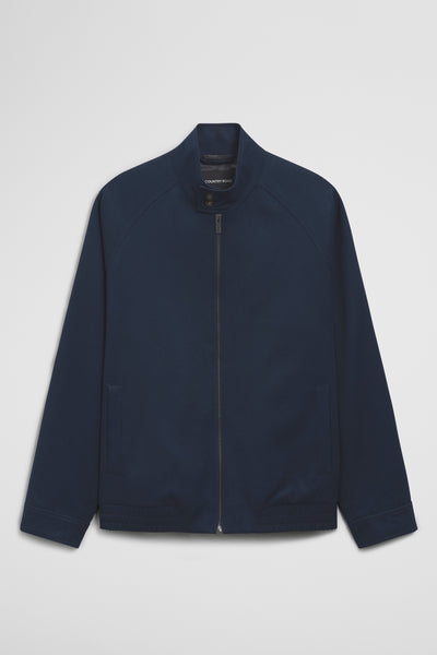 Lyocell Cut Out Blend Zip Jacket