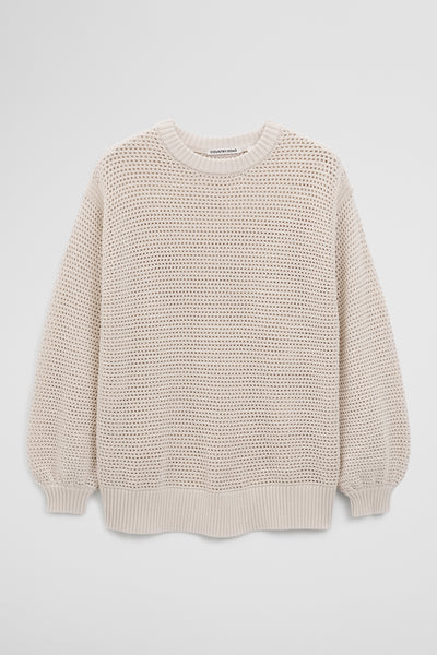 Longsleeve Relaxed Crochet Knit