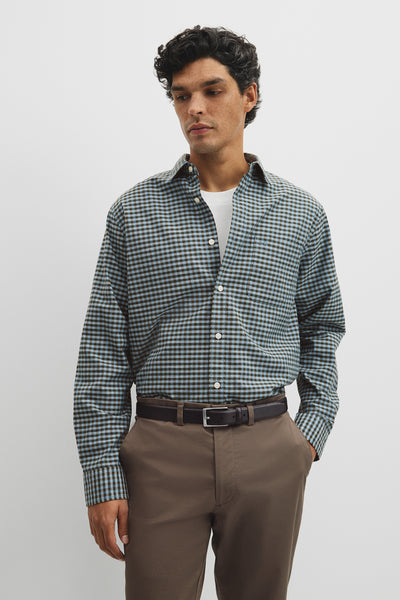 Regular Fit Cotton Gingham Shirt