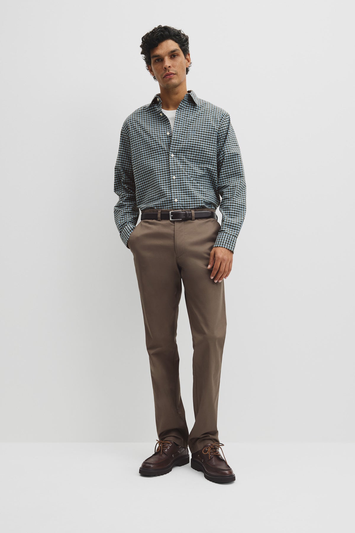 Regular Fit Cotton Gingham Shirt