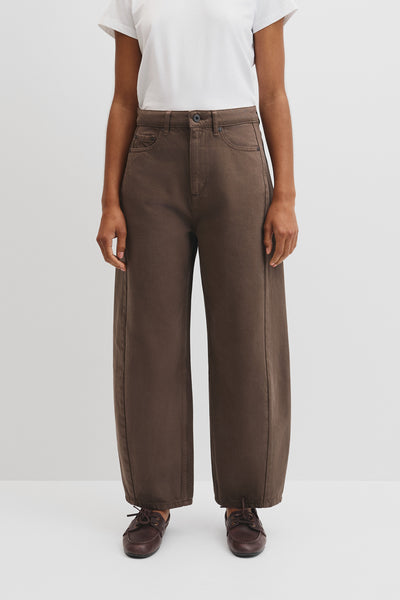 High Rise Barrel Jean