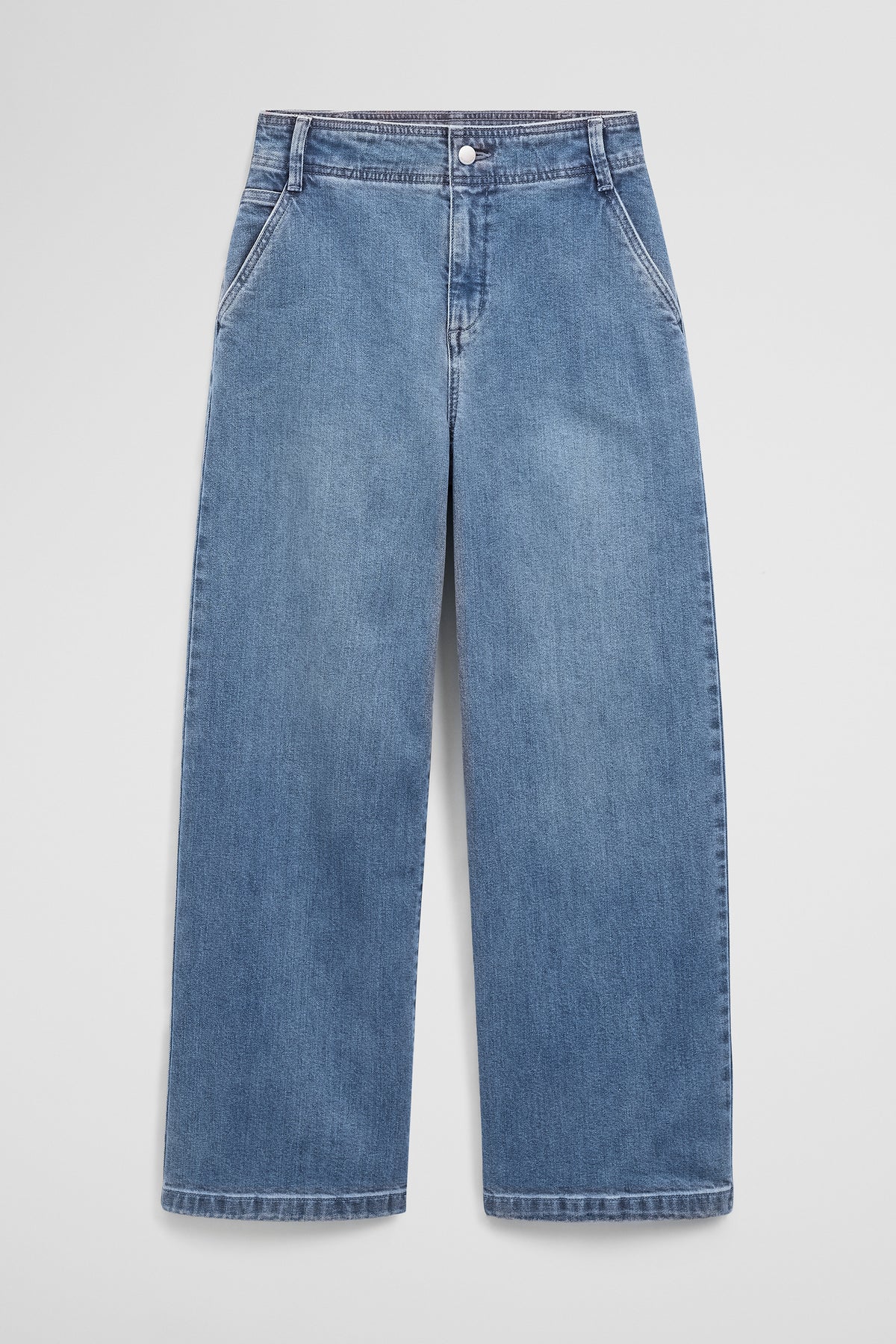 Refined High Rise Wide Leg Jean