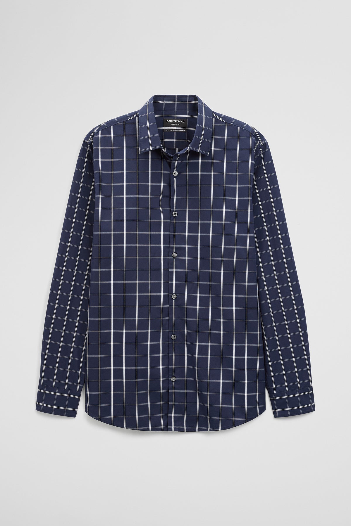 Long Sleeve Regular Cotton With Pockets Check Shirt