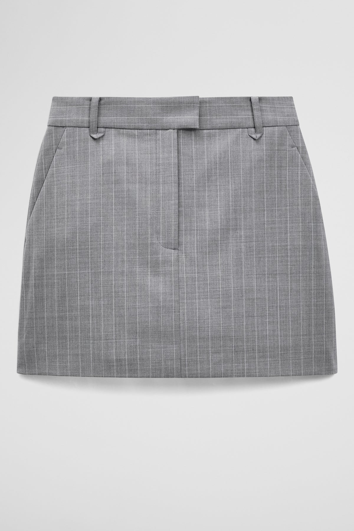 Pinstripe Mini Skirt