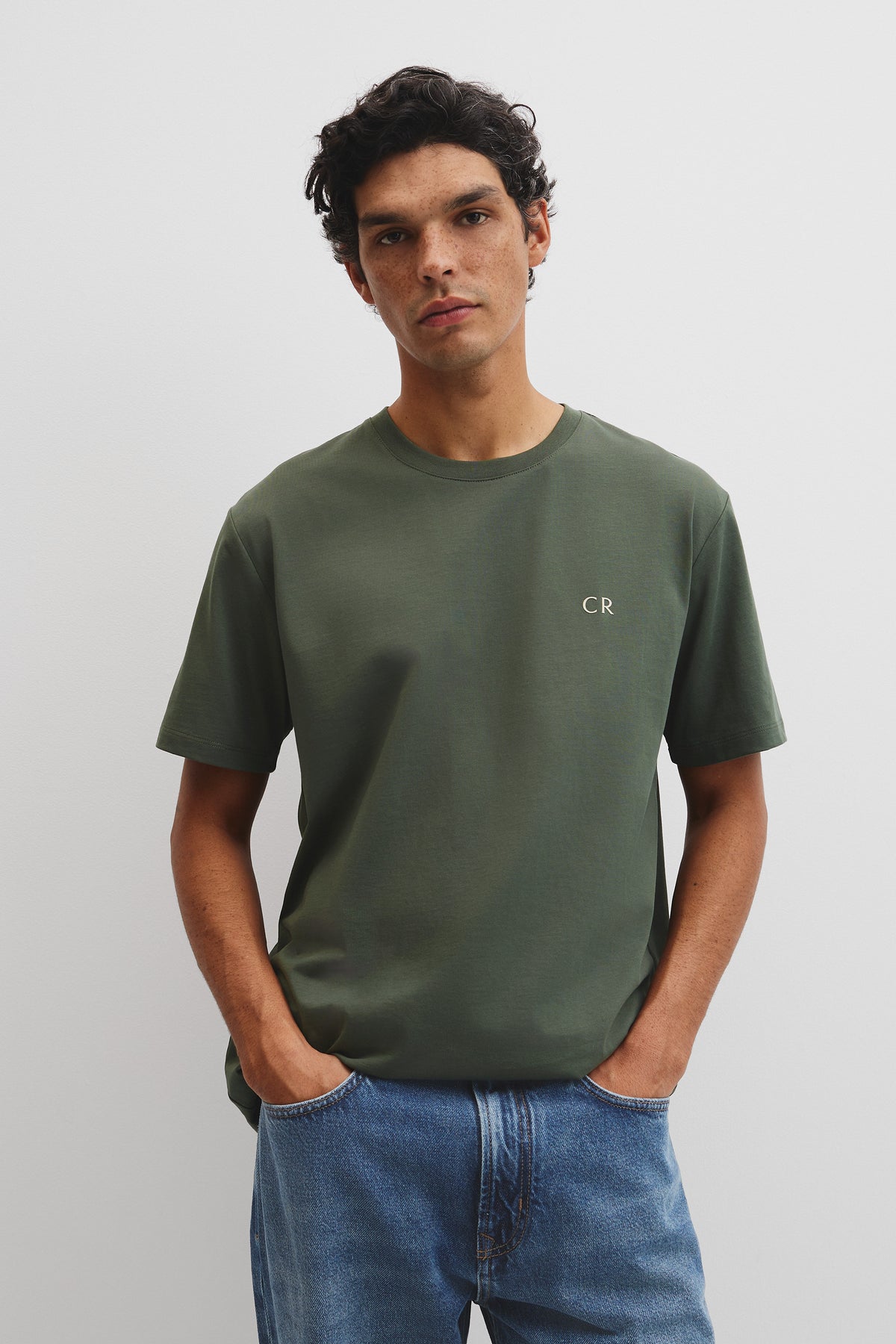 Short Sleeve Australian Cotton Country Road Modern Logo T-Shirt