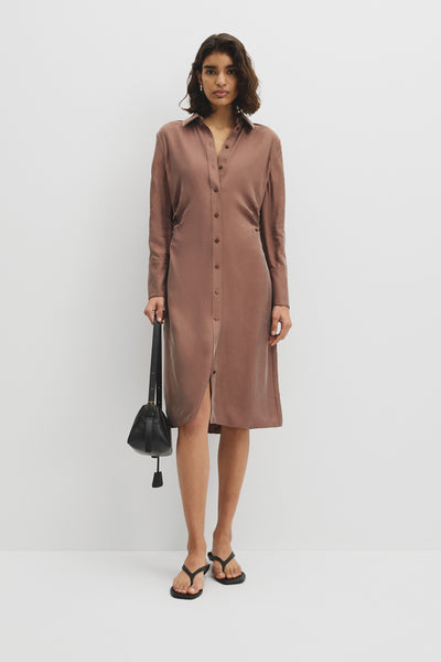 Draped Waist Dress