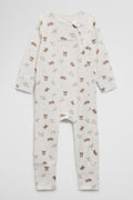 Organically Grown Cotton Jersey Print Jumpsuit
