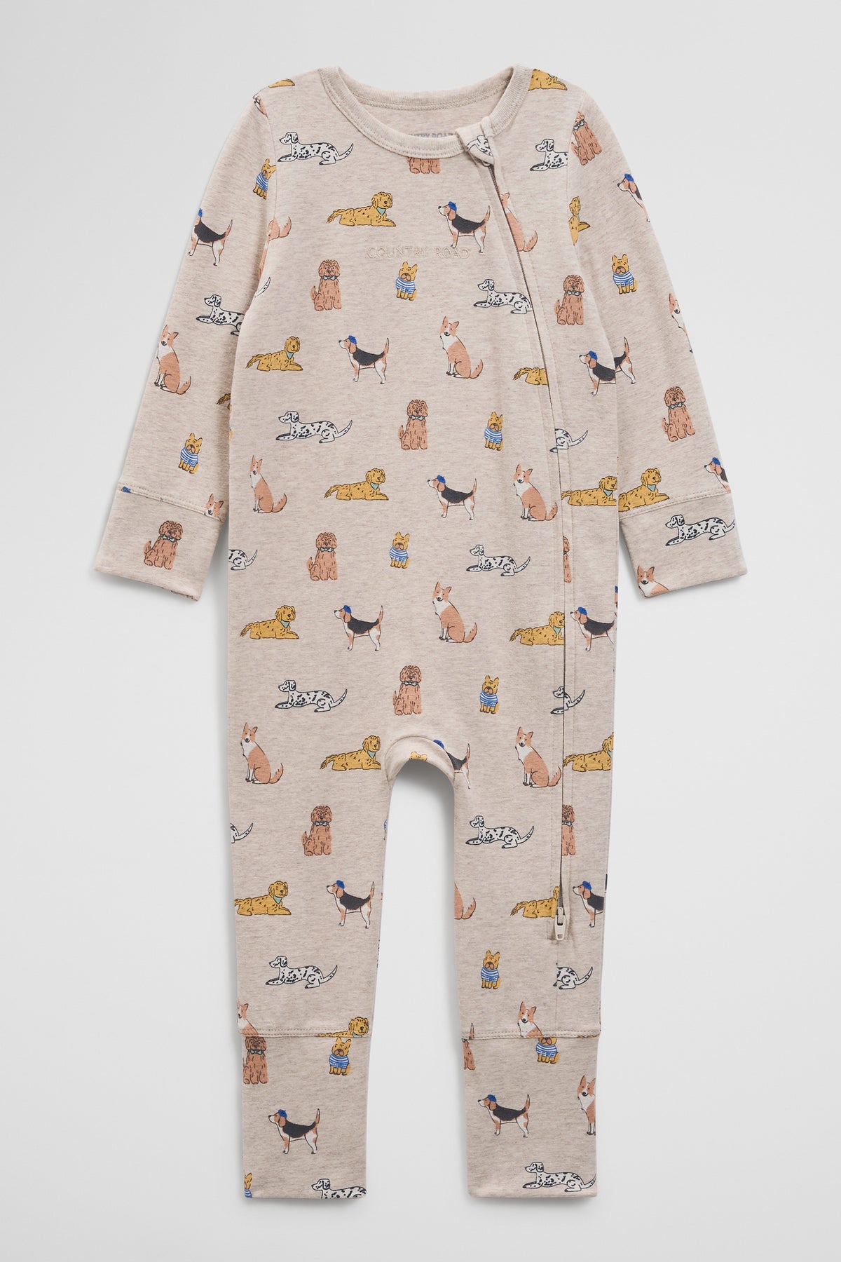 Organically Grown Cotton Jersey Print Jumpsuit