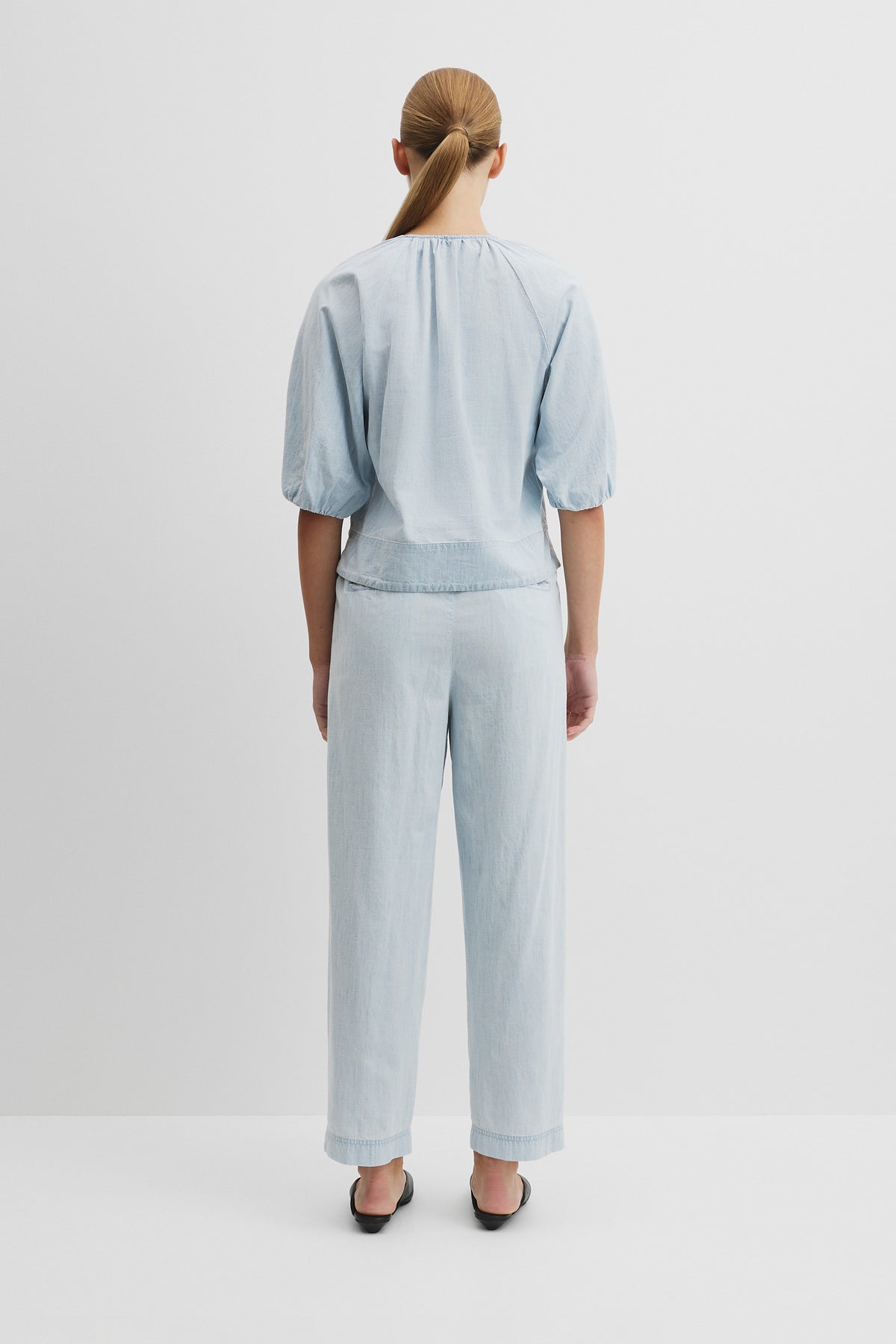 Gathered Cotton Top