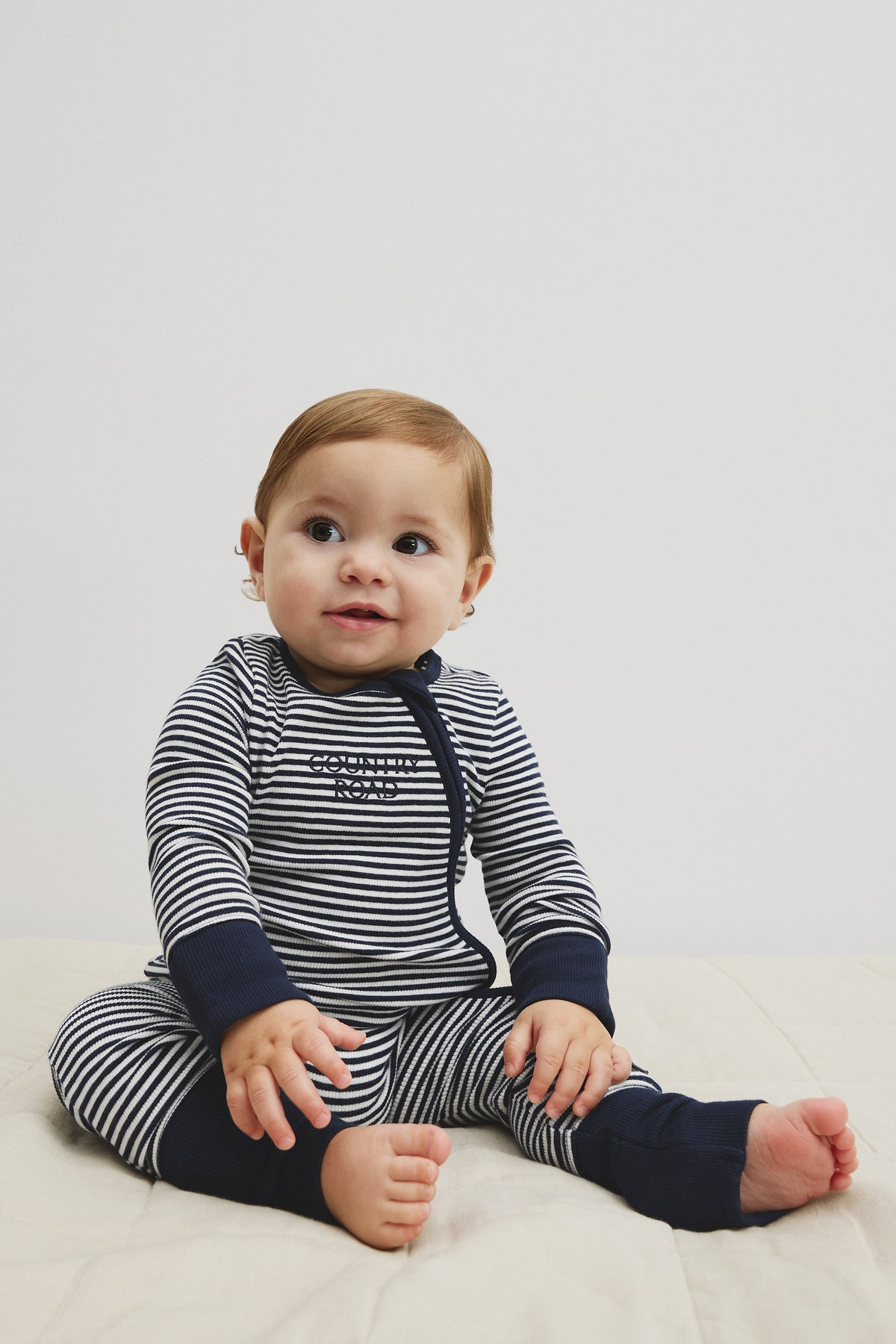 Stripe Rib Jumpsuit
