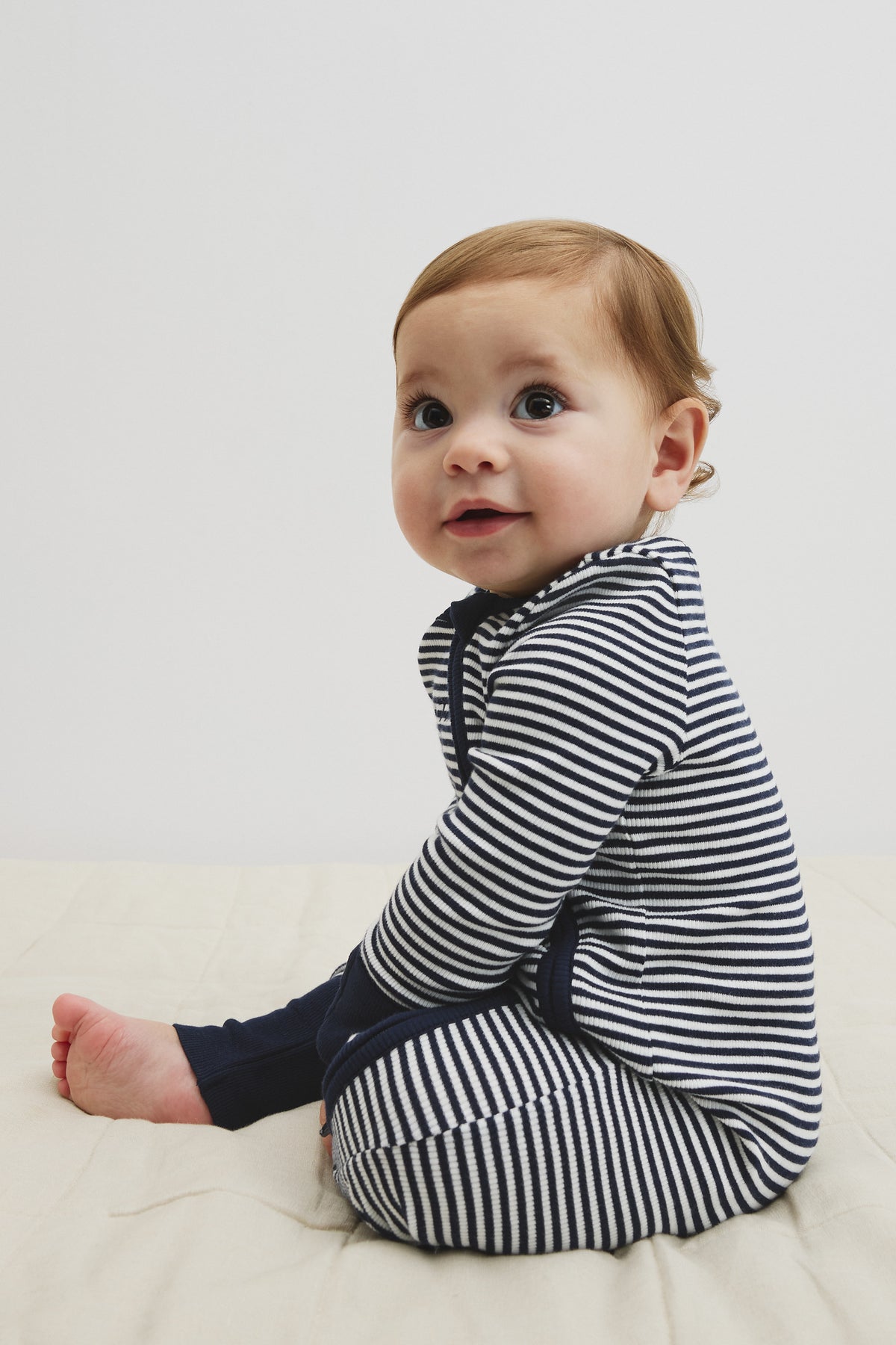 Stripe Rib Jumpsuit