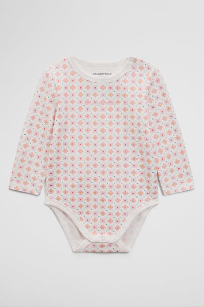 Long Sleeve Pointelle Frill Bodysuit