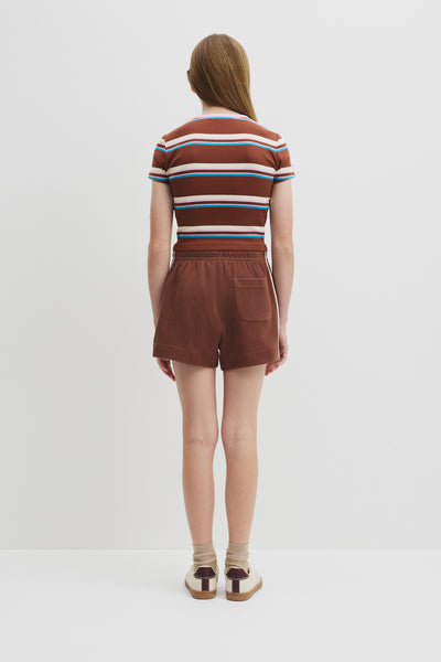 Teen Australian Cotton Blend Short Sleeve Rib T-Shirt