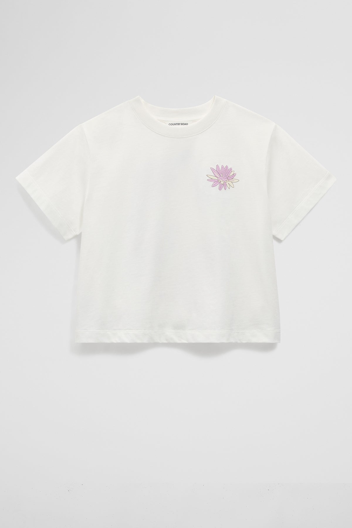 Teen Australian Cotton Short Sleeve Boxy Print T-Shirt