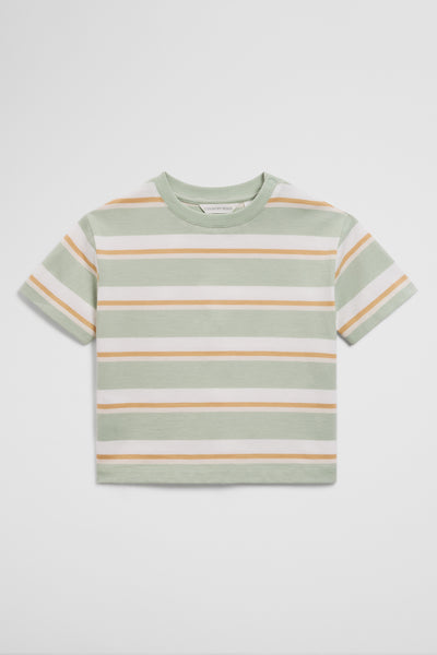 Oversized Stripe Short Sleeve T-Shirt