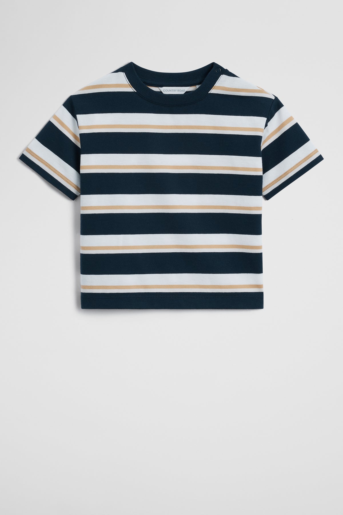 Oversized Stripe Short Sleeve T-Shirt