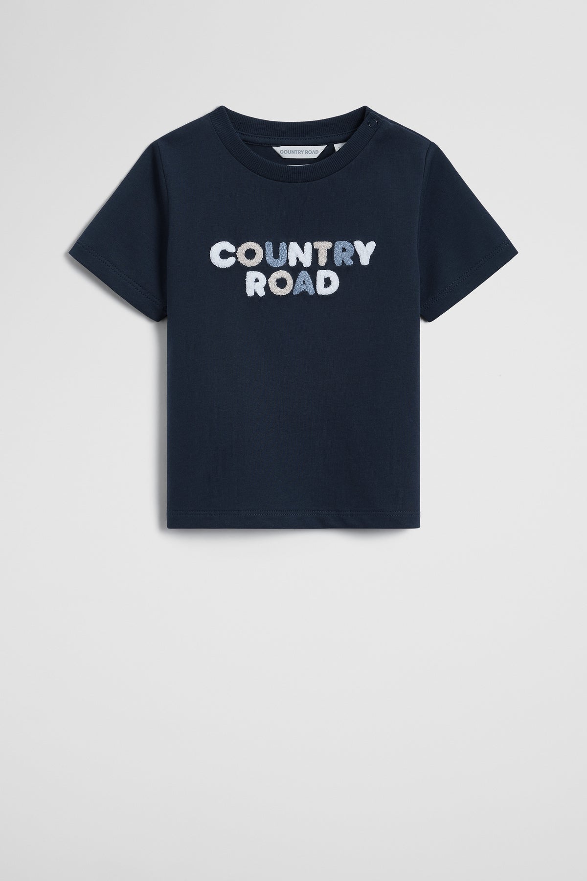 Australian Cotton Short Sleeve Boucle Tee