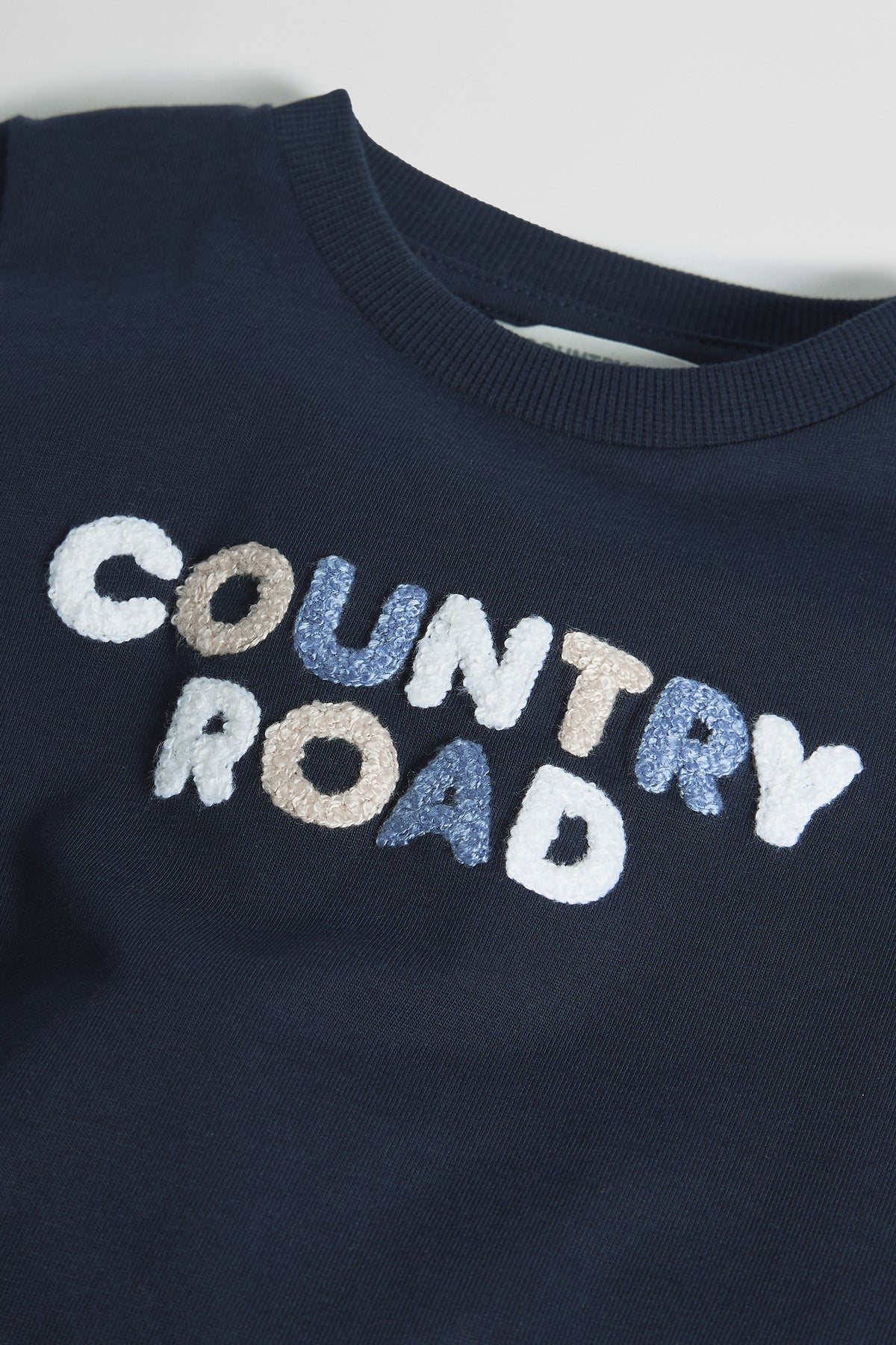 Australian Cotton Short Sleeve Boucle Tee