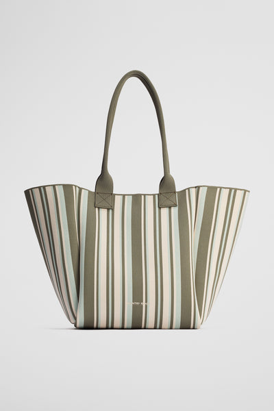 Stripe Knit Shopper