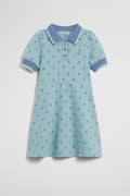 Australian Cotton Short Sleeve Jacquard Polo Dress