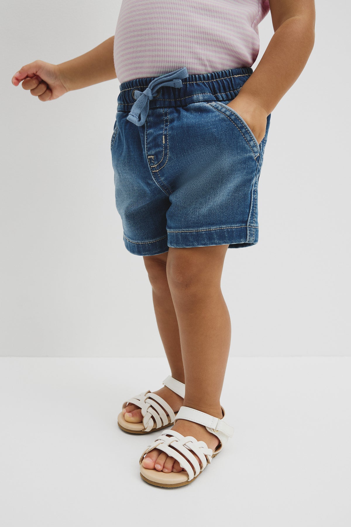 Pull On Denim Short