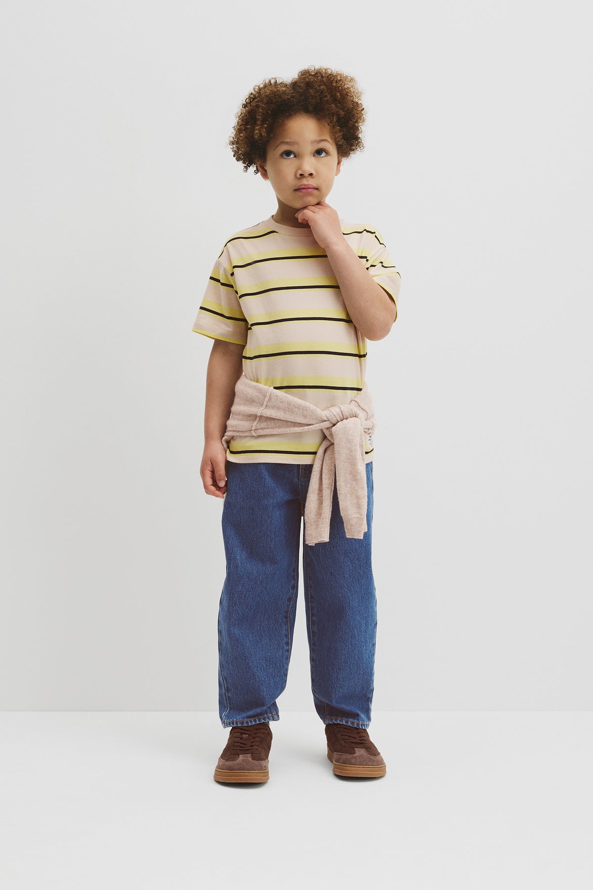 Oversized Stripe Short Sleeve T-Shirt