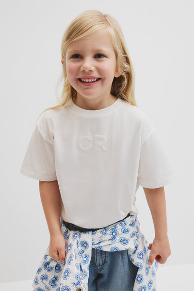 Australian Cotton Short Sleeve Sequin Logo T-Shirt