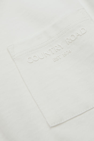 Australian Cotton Relaxed Short Sleeve Pocket T-Shirt