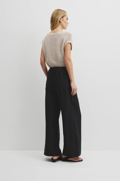 Pull-On Linen Pant
